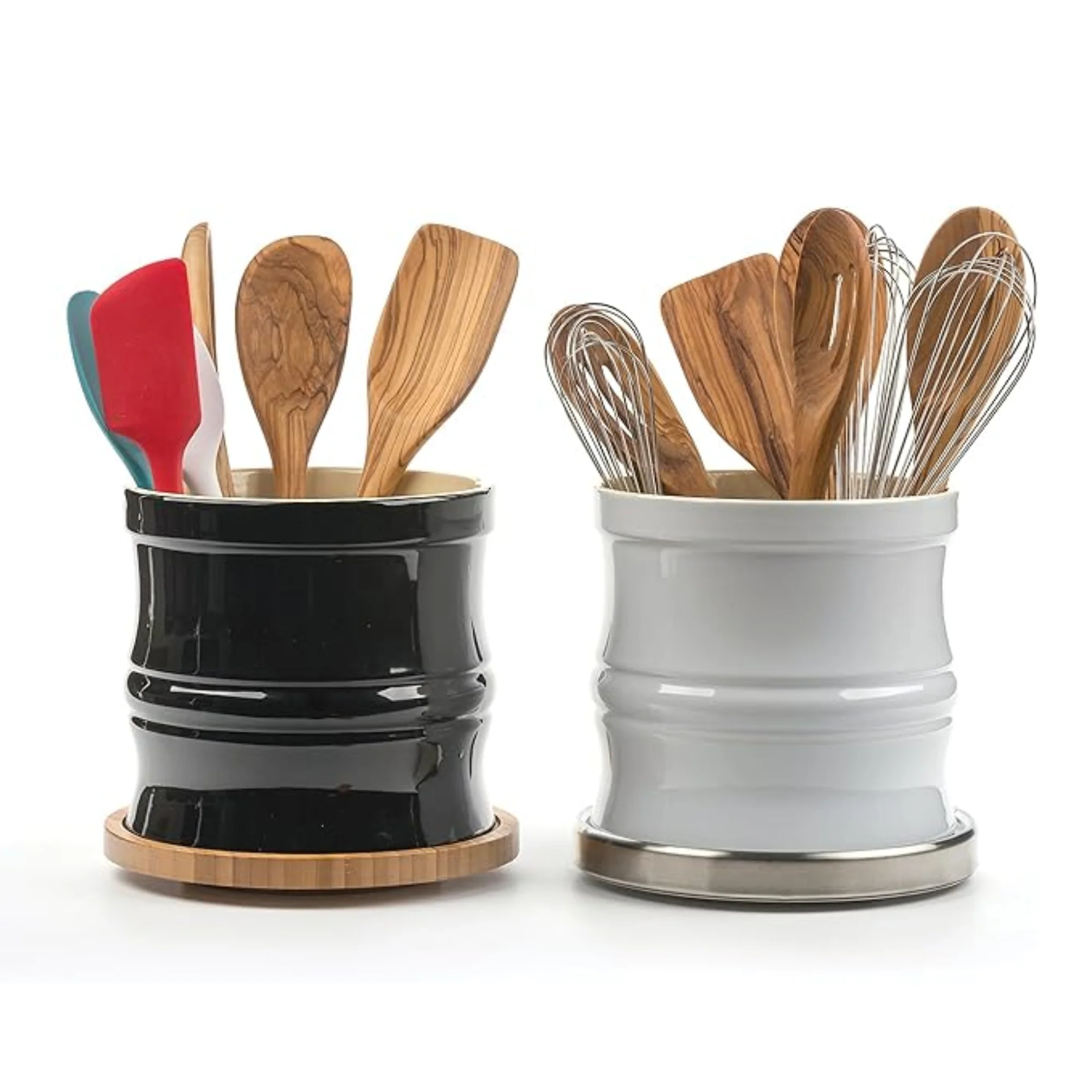 Bamboo Tool Crock Turntable - Image 2