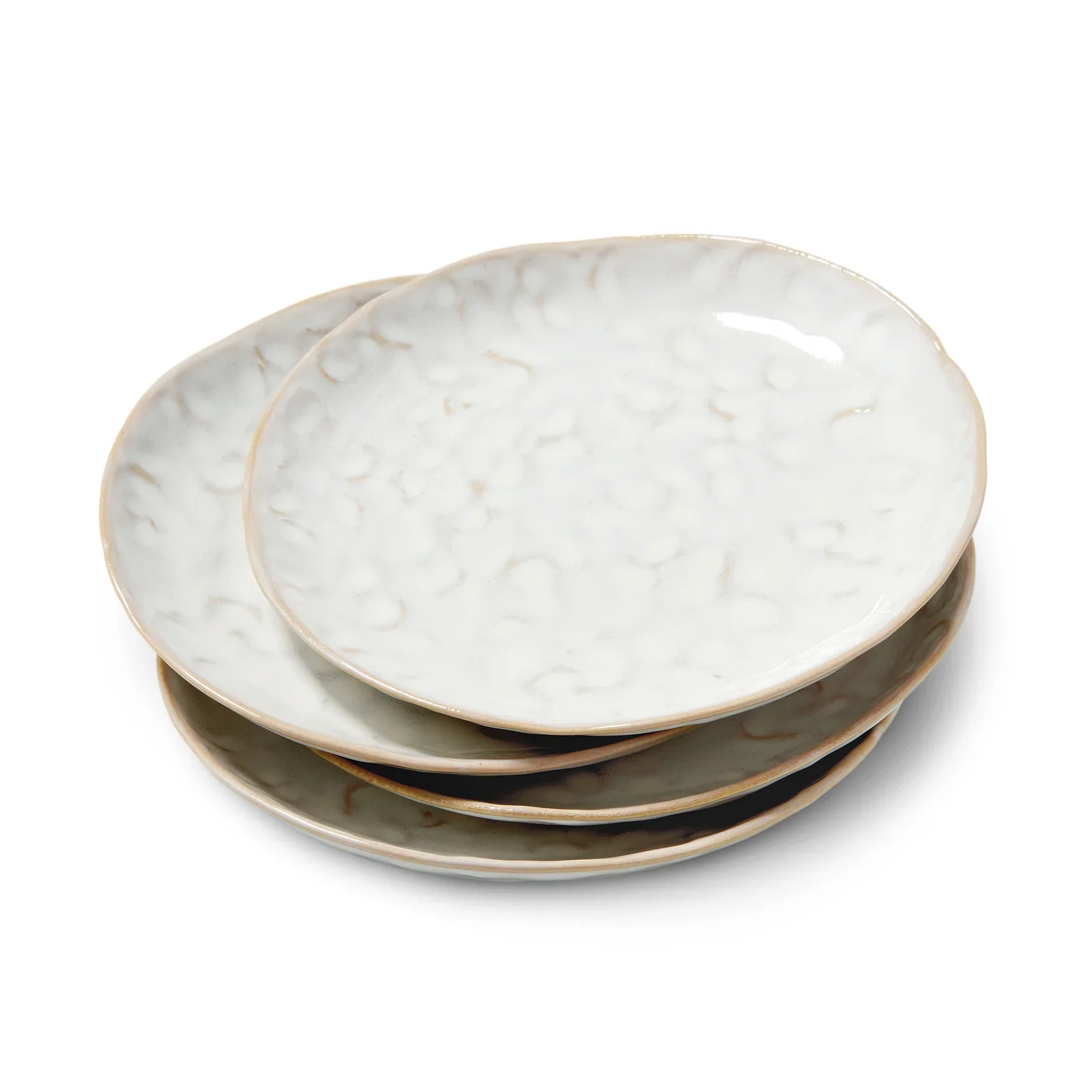 Simon Pearce Burlington Appetizer Plate - Cloud - Set of 4