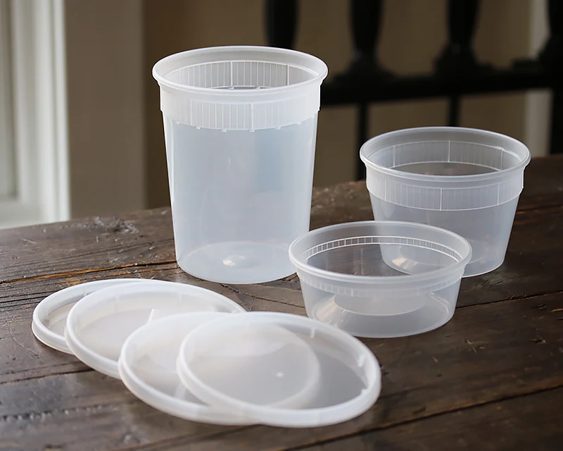 Clear Plastic Containers (set of 5) - Image 5