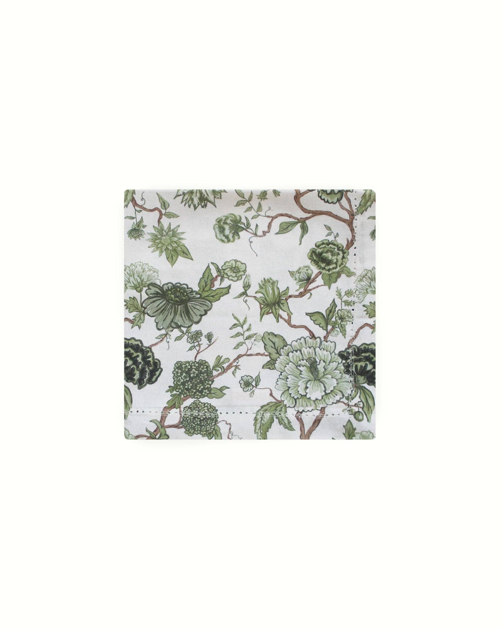 Florence Floral Napkins Set of Four: Fern - Image 8