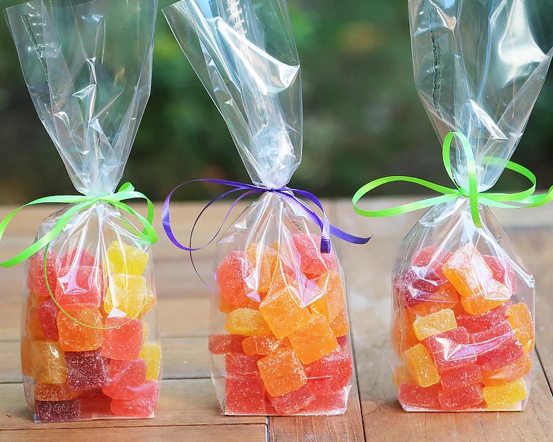 Hard Bottom Candy Bags - Flat bottom (pack of 10) - Image 5