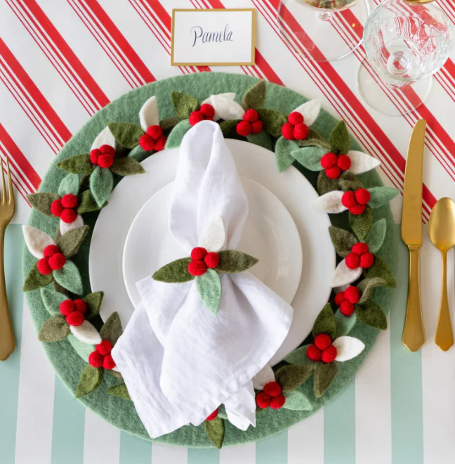 Hester and Cook Mint Felt Placemat - Image 3
