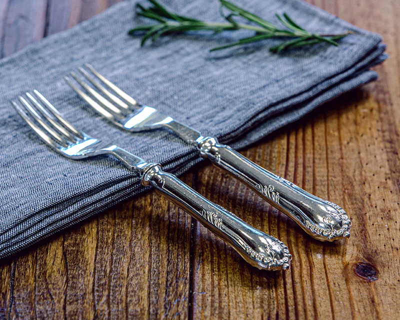 Hôtel Silver Vintage Hollow Handle Fork - Image 5