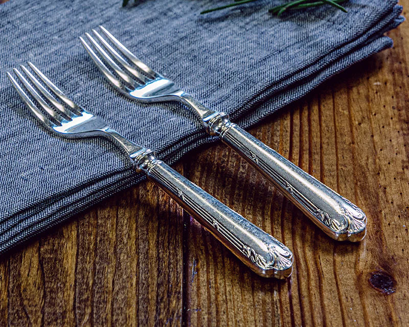 Hôtel Silver Vintage Hollow Handle Fork - Image 6