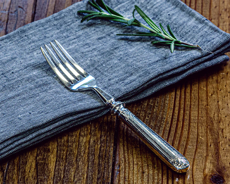Hôtel Silver Vintage Hollow Handle Fork - Image 9