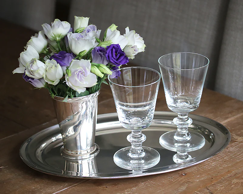 Hôtel Silver Vintage Oval Tray - Image 4