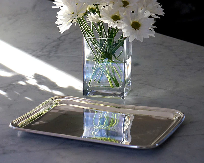 Hôtel Silver Vintage Rectangular Tray - Image 5