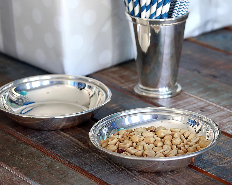 Hôtel Silver Vintage Round Shallow Bowl - Image 5