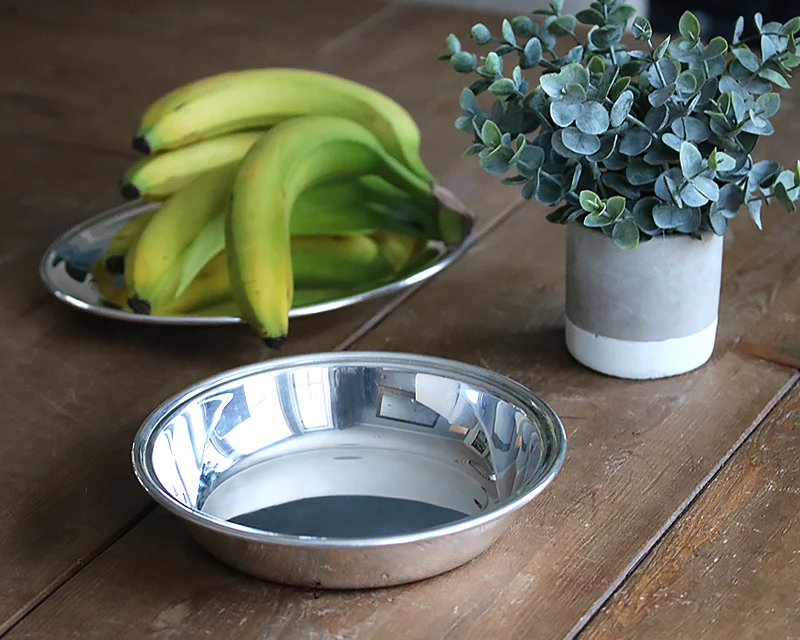Hôtel Silver Vintage Round Shallow Bowl - Image 7