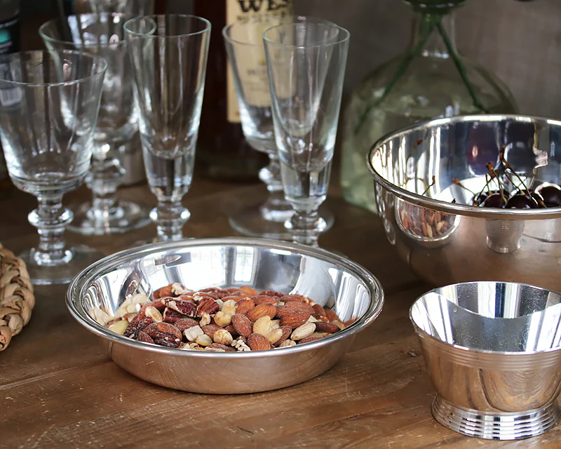 Hôtel Silver Vintage Round Shallow Bowl - Image 8
