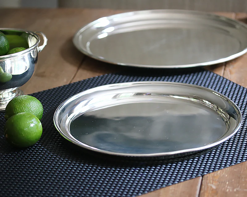 Hôtel Silver Vintage Round Tray - Image 3