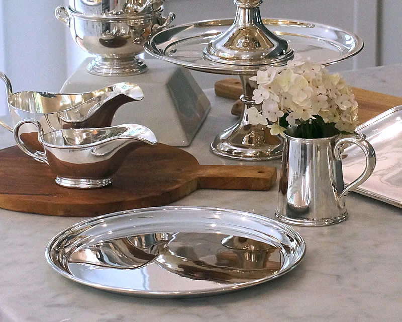 Hôtel Silver Vintage Round Tray - Image 6