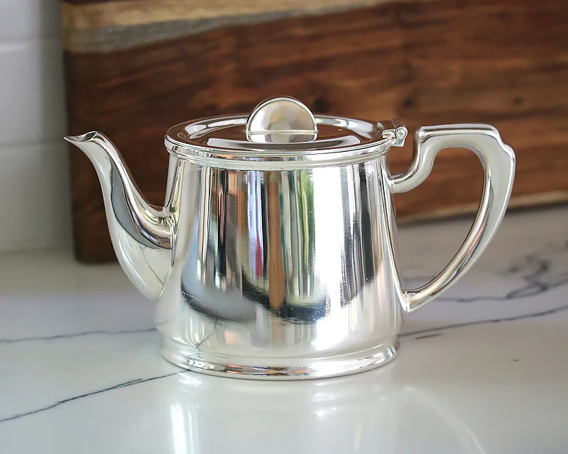 Hôtel Silver Vintage Teapot - Image 9