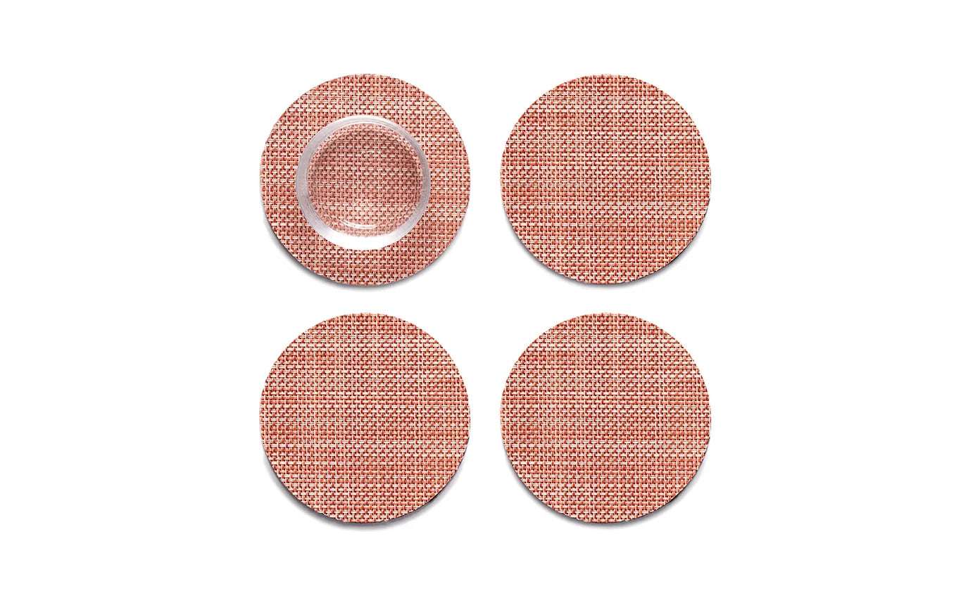 Chilewich Mini Basketweave Coasters - Pack of 4 - Image 2