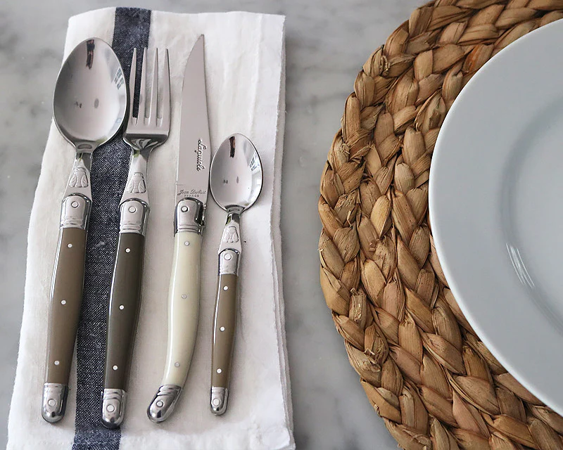 Natural Round Placemat - 6pc Set - Image 9
