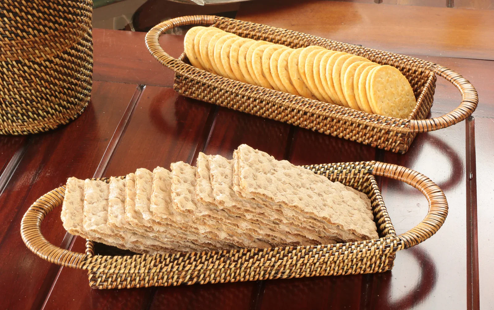 Rectangle Cracker Basket - Image 2