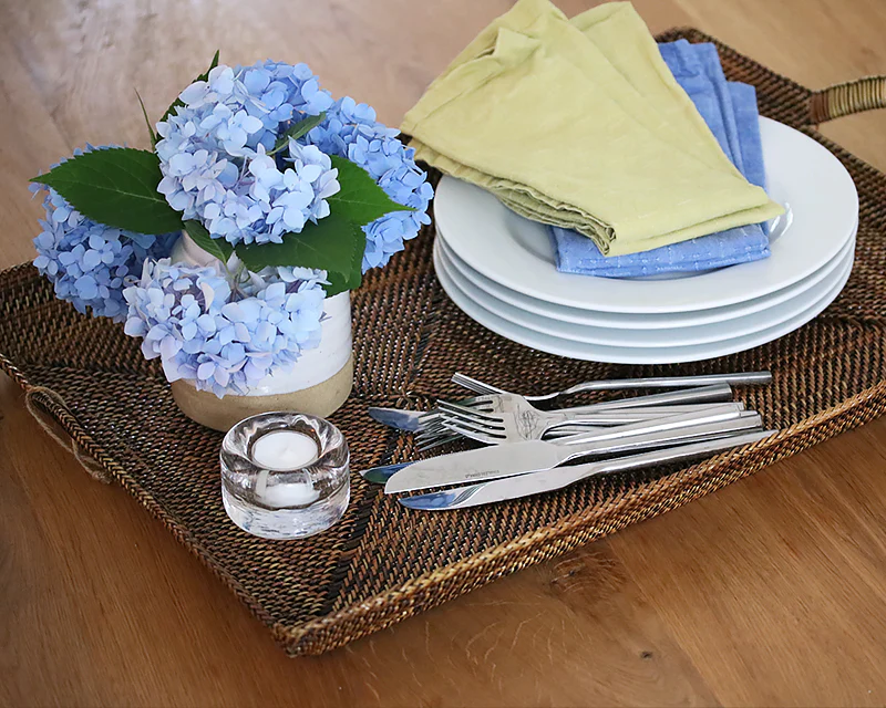 Rectangular Slanting Tray With Handles - Image 4