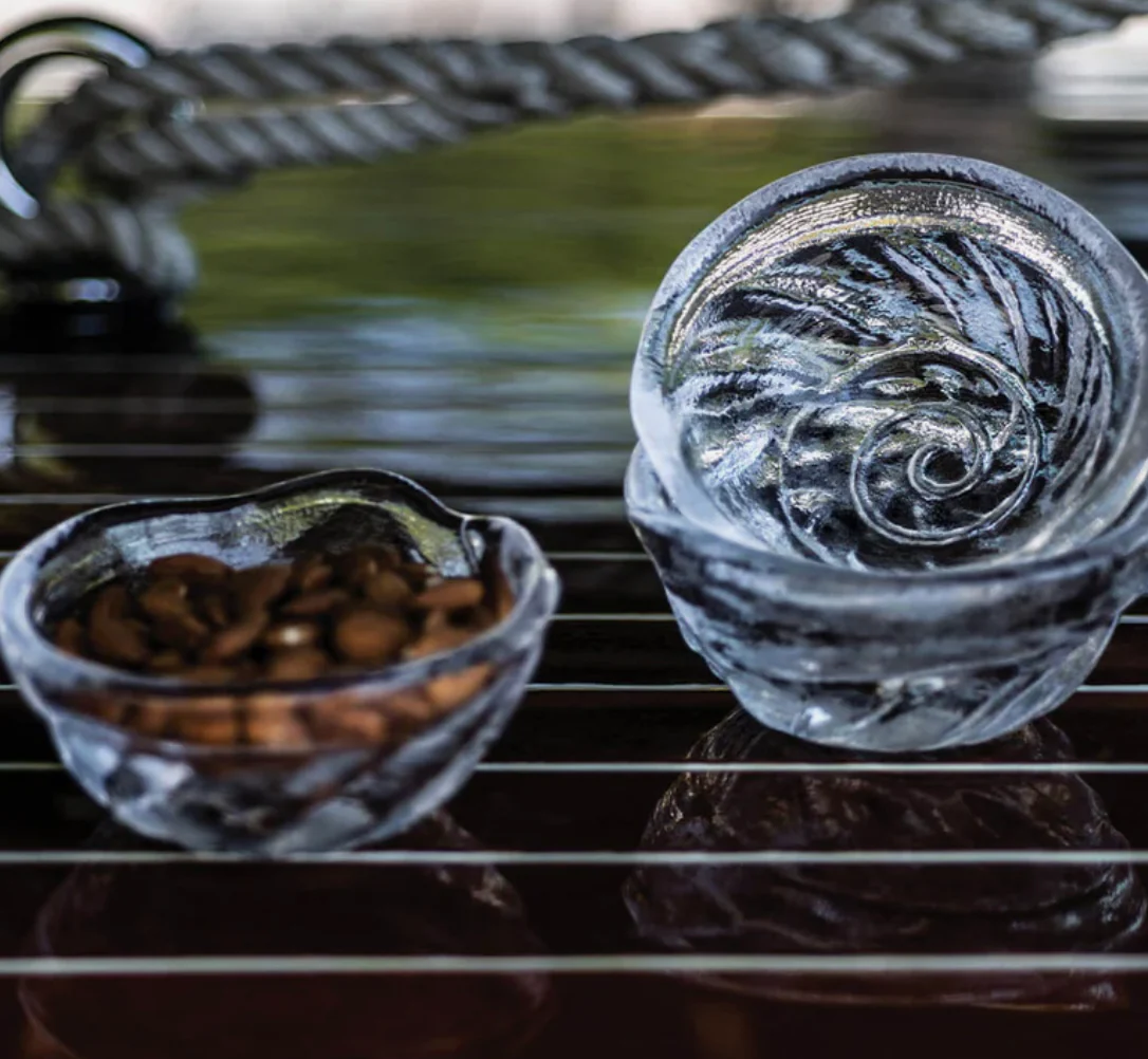 Simon Pearce Shell Bowl In Gift Box - Image 3
