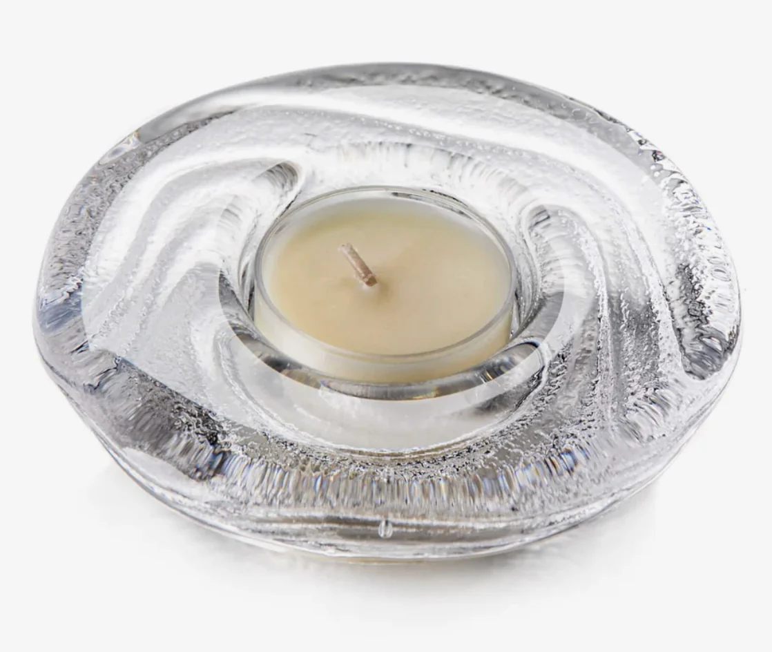 Simon Pearce Thetford Tealight in Gift Box