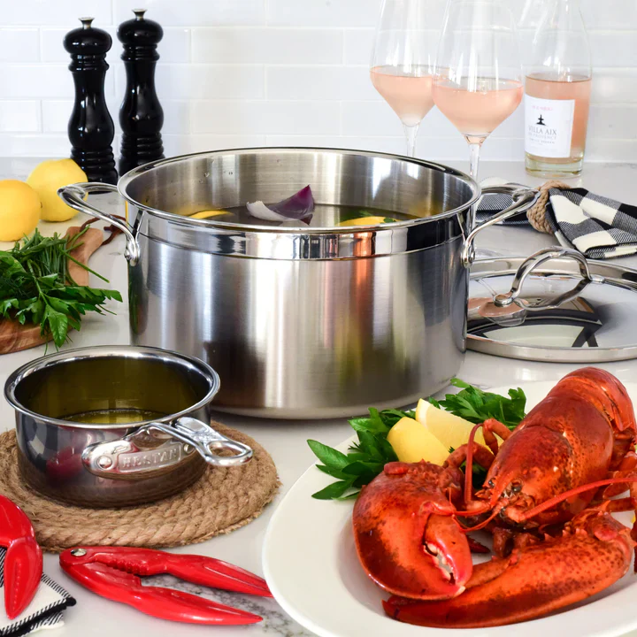Hestan Professional Clad Stainless Steel Stockpot 8-Quart - Image 4