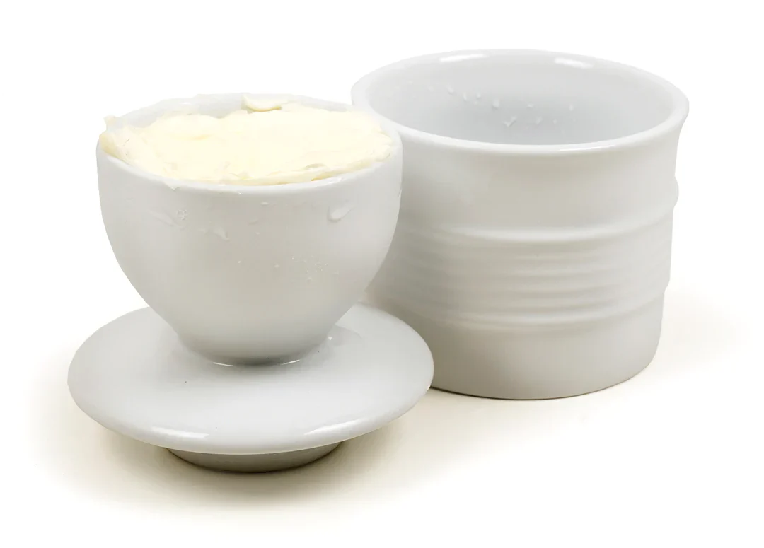 Stoneware Butter Pot - Image 5
