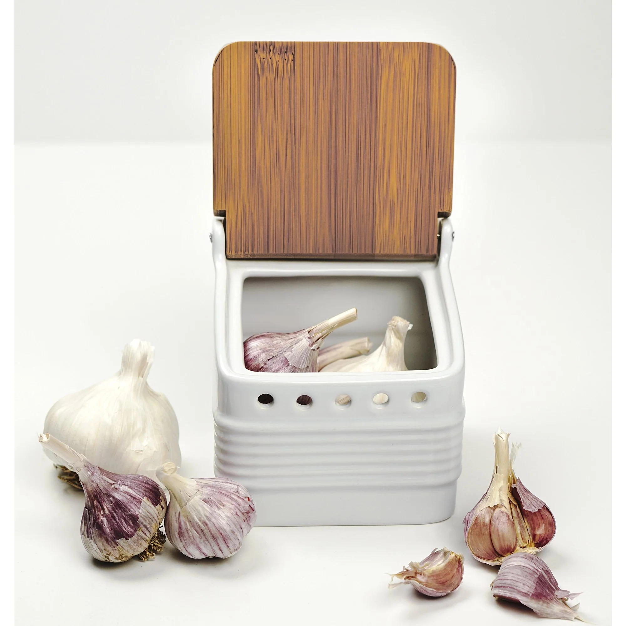 Stoneware Garlic Keeper - Image 2