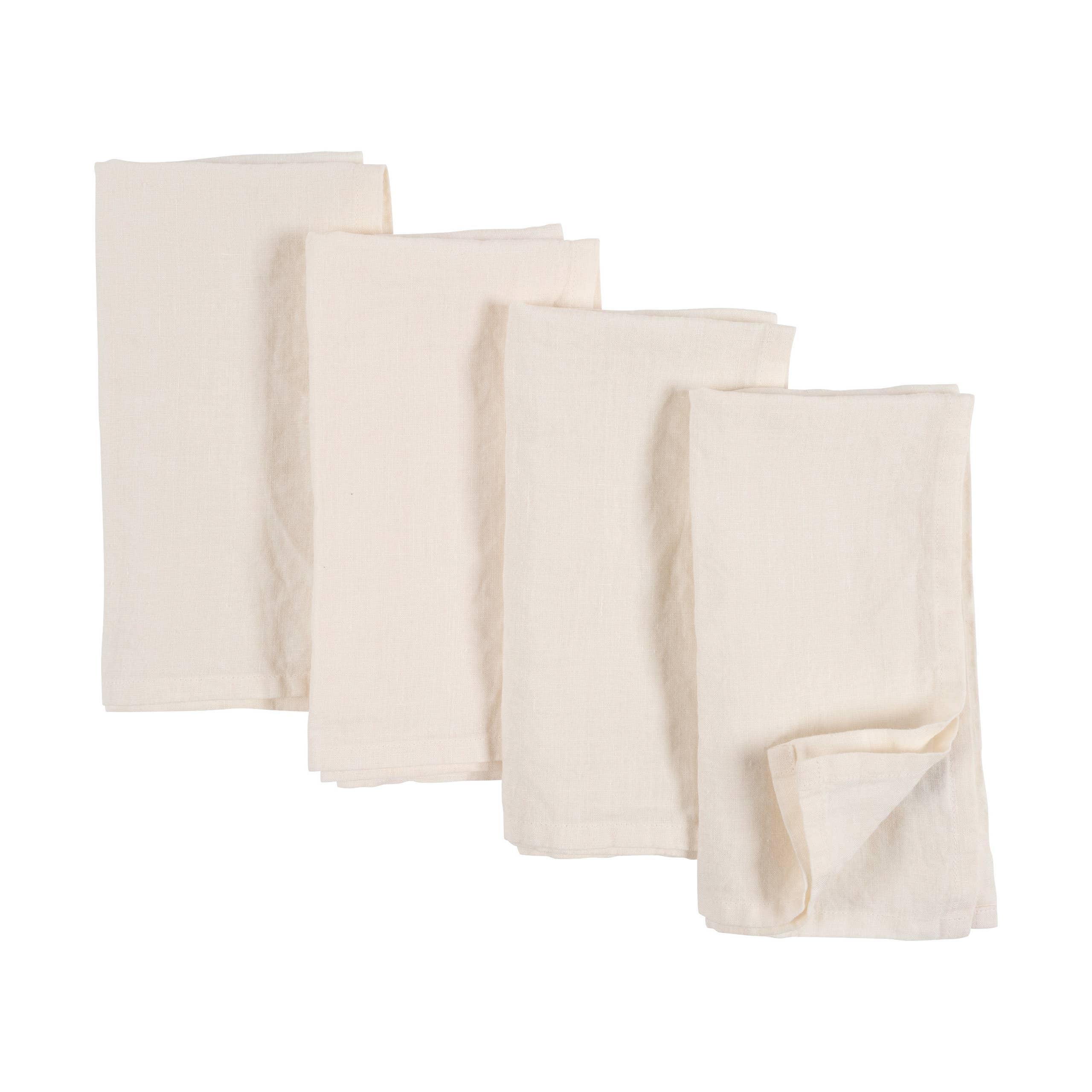 Stone Washed Linen Napkins - Set Of 4 - Image 3