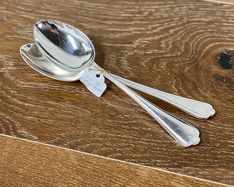 Hôtel Vintage English Kitchen Spoons (set of 2) - Image 15